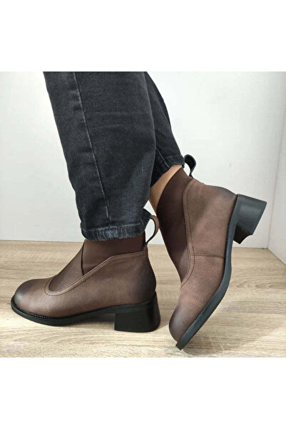 FORMAZIONE Κομψές Γυναικείες Μπότες 221-1 Καφέ Καφέ - Καφέ, 38