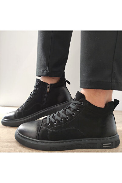 FRANCO GERARDO MEN'S casual boots 86008 BLACK VELVET - 40, Black velour