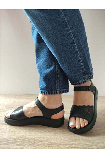 FORMAZIONE Γυναικεία ΚΑΖΟΥΑΛ Σανδάλια 246612 ΜΑΥΡΟ - Μαύρο, 39