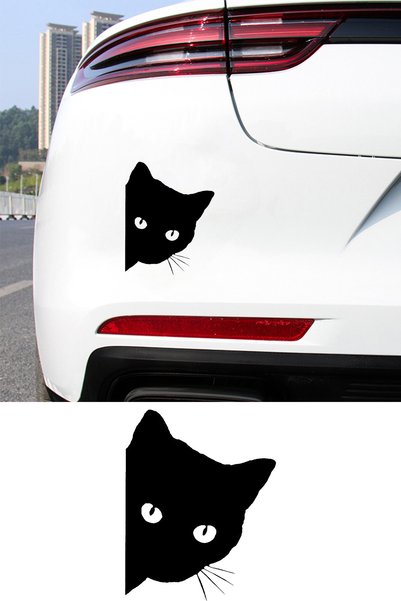 MIGNATIS Kedi Resmi Oto Araba Cam Sticker Çıkartma Bilgisayarlar,Kamyonlar, Motosikletler İçin