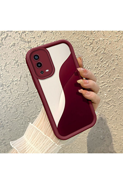 CASEVIBE Oppo A55 4G Uyumlu Şık ve sade renkli tasarım, yüksek kaliteli silik...