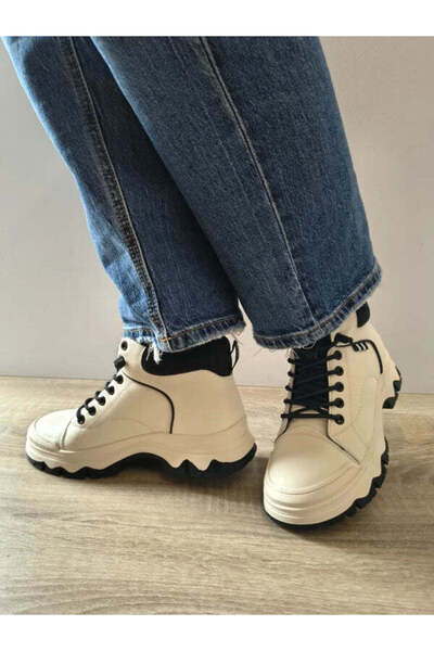 PASS Γυναικεία casual μποτάκια 70001B 47-N ΙΒΟΡΙΟ ΜΠΕΖ - Μπεζ, 37