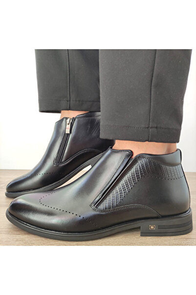 ELDEMAS Κομψές Ανδρικές Μπότες H788-022 ΜΑΥΡΟ - 44, Μαύρο