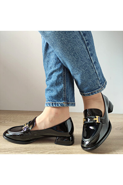 FORMAZIONE Γυναικεία casual παπούτσια KD304-S61 ΜΑΥΡΗ ΛΑΚΑ - 39, Μαύρη λάκα