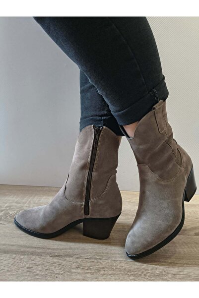 PERLLA Ghete casual DAMA 3518 GREJ VELUR - 36