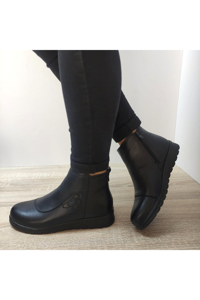 FORMAZIONE Γυναικεία casual μποτάκια 220733 ΜΑΥΡΟ - 36, Μαύρο