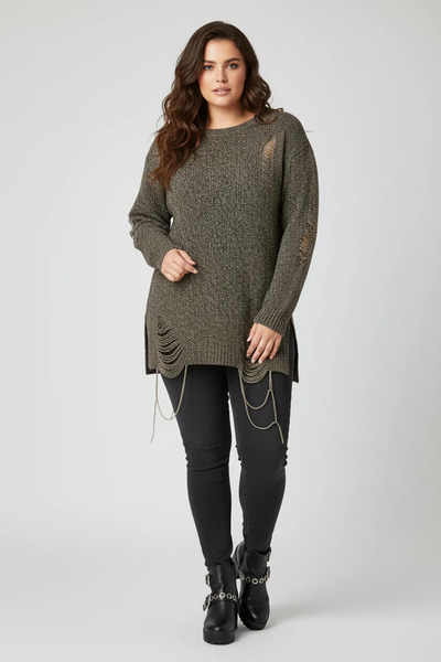 Shape Of You Vintage Knitted Sweater