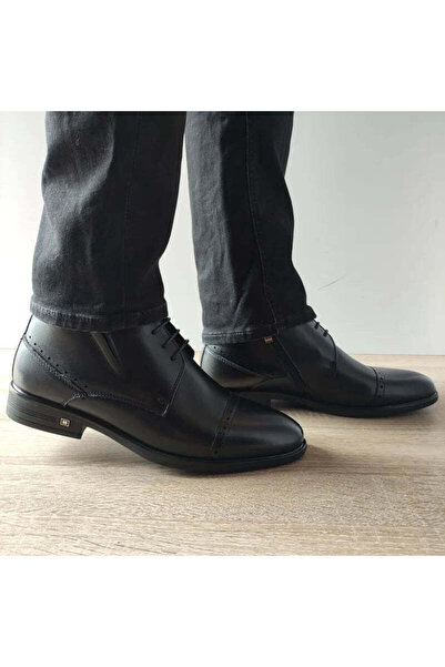 ELDEMAS Κομψές Ανδρικές Μπότες H19-812 ΜΑΥΡΟ - 41, Μαύρο