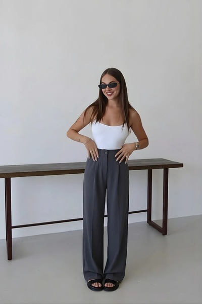 BayBayan ΓΥΝΑΙΚΕΙΟ ΠΑΝΤΕΛΟΝΙ ΠΑΛΑΖΟ ΜΕ ΨΗΛΗ ΜΕΣΗ, ΦΑΡΔΙΑ ΜΠΑΤΣΟΥΤΣΕΤΕΣ, ΠΛΙΣΕ...