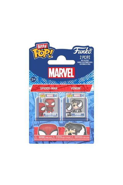 Funko Μπιτι Ποπ! Μάρβελ Σπάιντερ-Μαν & Βένομ 2 Τεμάχια