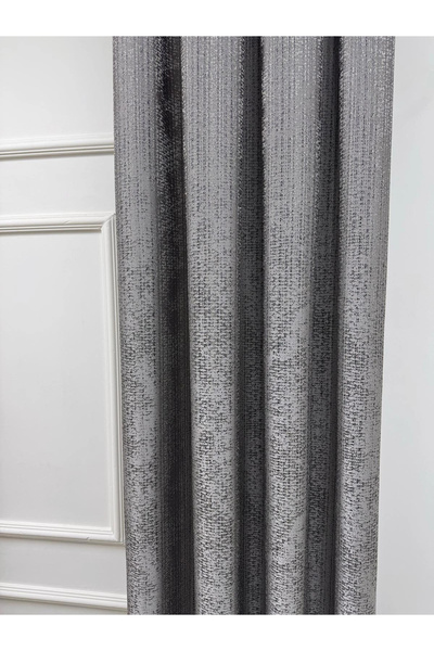 NİVEMESHOME ÇAĞLA V-5407 ΑΣΗΜΕΝΙΑ 1/3 ΠΛΙΣΕ ΚΟΥΡΤΙΝΑ ΦΟΝΤΟΥ