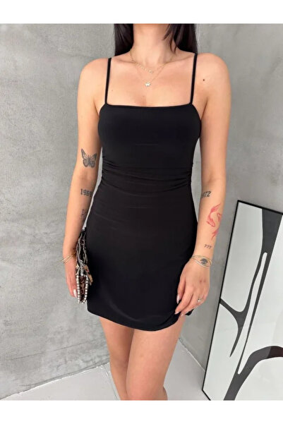 DRESSIFY WOMEN’S FASHION Μίνι φόρεμα από σιφόν με τιράντες, με ντραπέ μέση κα...