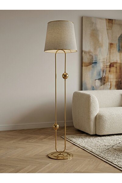 VENÜS NOVA SCEPTRUM GOLD METAL LAMBADER | KETEN GOLD ŞERİT KUMAŞ BAŞLIK SALON...