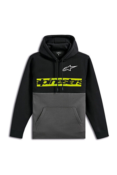 Alpinestars Parallel Hoodie Kapüşonlu Sweatshirt Siyah Gri