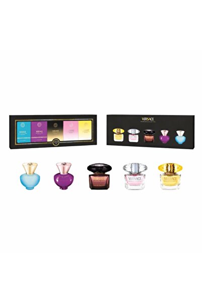 Versace Μίνι Σετ Αρωμάτων, Ω ντε Παρφούμ/Ω ντε Τουαλέτ, Γυναικεία, 5 x 5 ml