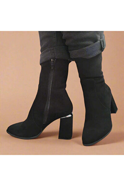 PERLLA ΚΟΜΨΕΣ ΓΥΝΑΙΚΕΙΕΣ ΜΠΟΤΑΚΙΑ 3021-1 ΜΑΥΡΟ ΒΕΛΟΥΔΟ - Μαύρο, 40