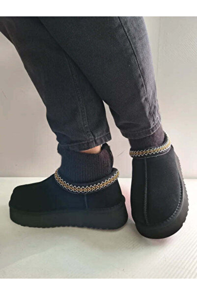 PASS Γυναικεία casual μποτάκια 870006A 01-Z ΜΑΥΡΟ ΒΕΛΟΥΔΟ - Μαύρο, 39