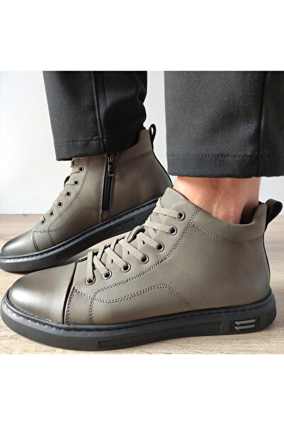 FRANCO GERARDO Ανδρικά casual μποτάκια 86008 ΓΚΡΙ - 41, Γκρι