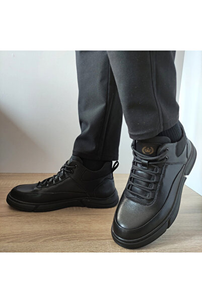 FRANCO GERARDO Ανδρικά casual μποτάκια K0251 ΜΑΥΡΟ - 40, Μαύρο