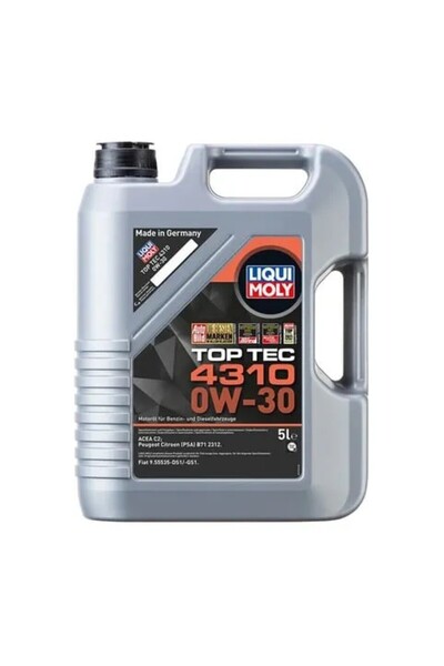 Liqui Moly 0W30 Motor Yağı Tam Sentetik TOP TEC 4310 5 Litre (2362)