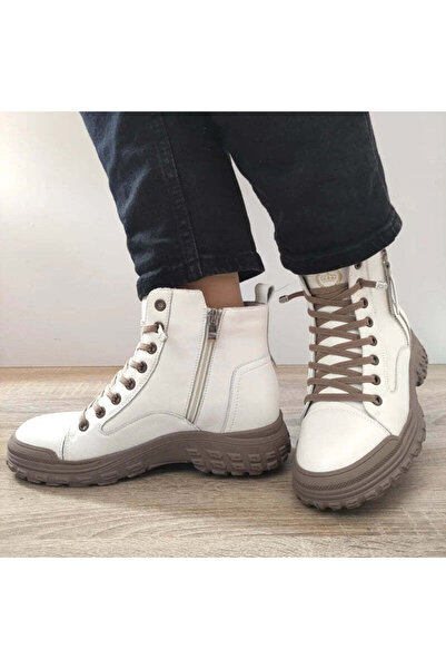 FRANCO GERARDO Ghete casual DAMA 1292 OFF WHITE (GREY) - Off white, 38