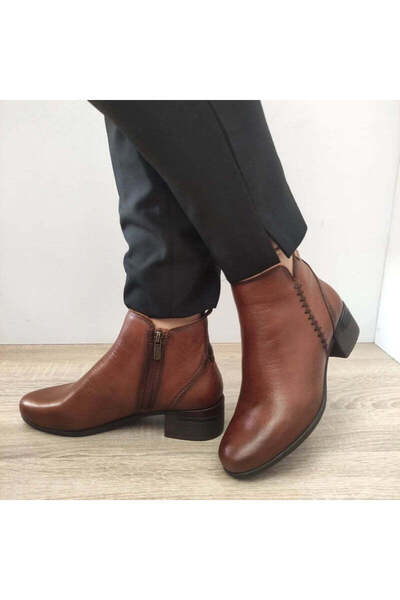 PIKOLINOS Κομψές Γυναικείες Μπότες W6W-8950 Καφέ Δέρμα - Καφέ, 39