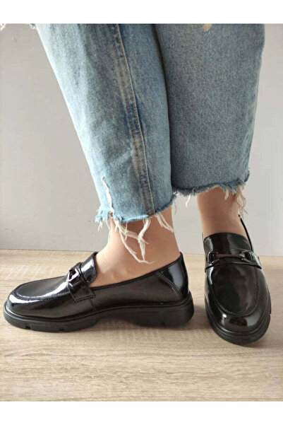 FORMAZIONE Γυναικεία casual παπούτσια 0278G06 ΜΑΥΡΗ ΛΑΚΑ - Μαύρο, 38