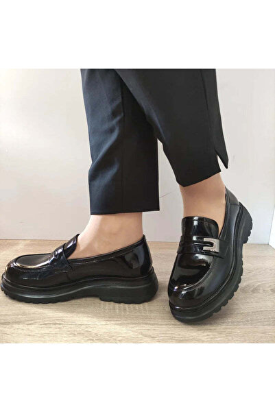 FORMAZIONE Γυναικεία casual παπούτσια S80226-1LT ΜΑΥΡΗ ΛΑΚΑ - Μαύρο, 38