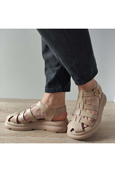 FORMAZIONE Γυναικεία Καθημερινά Σανδάλια 5022-1 ΒΕΡΙΚΟΚΙ - Μπεζ, 38