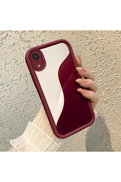 CASEVIBE iPhone XR Uyumlu Şık ve sade renkli tasarım, yüksek kaliteli silikon...