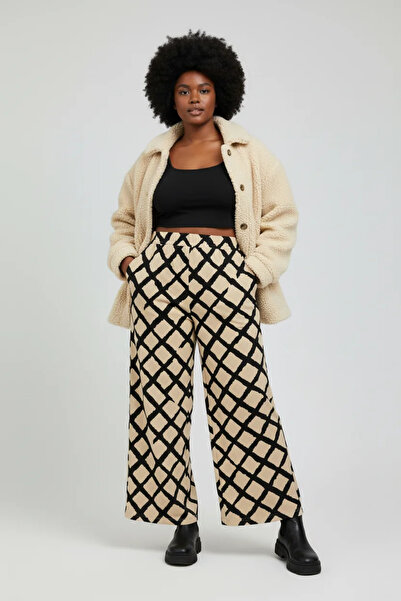 Shape Of You Άνετο παντελόνι με φαρδιά μπατζάκια και σχέδια