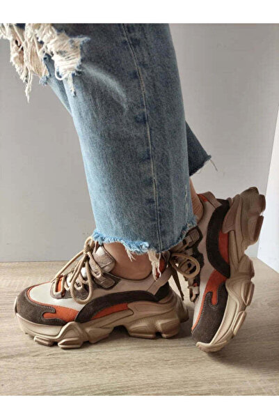 FRANCO GERARDO Γυναικεία αθλητικά παπούτσια Y5758-2 ΚΡΕΜΑΣΤΟ + ΠΟΡΤΟΚΑΛΙ - Κρ...