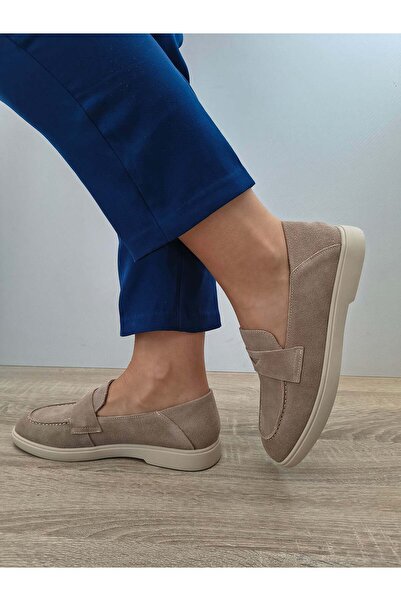 FORMAZIONE Γυναικεία καθημερινά παπούτσια 81980-2 Βελούδο βερικοκί - 36