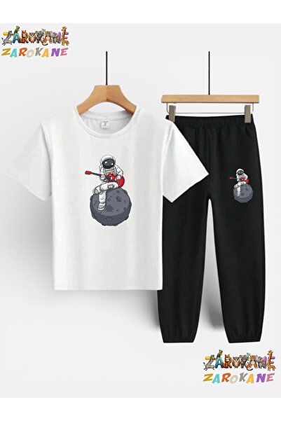 ZAROKANE GUITARIST ASTRONAUT T-SHIRT I PANTALONI ZA TRENING SA PRINTOM, DVOST...