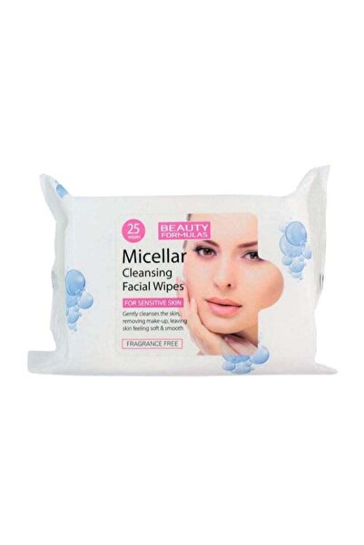 BEAUTY FORMULAS Micellar Cleansing Facial Wipes 25'S