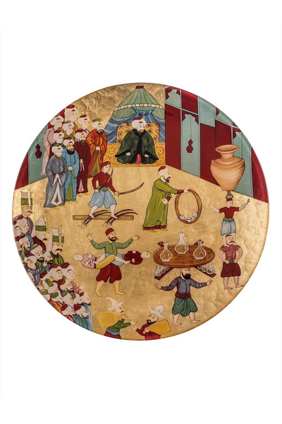 Paşabahçe Glass Gerans Plate 32.5 cm