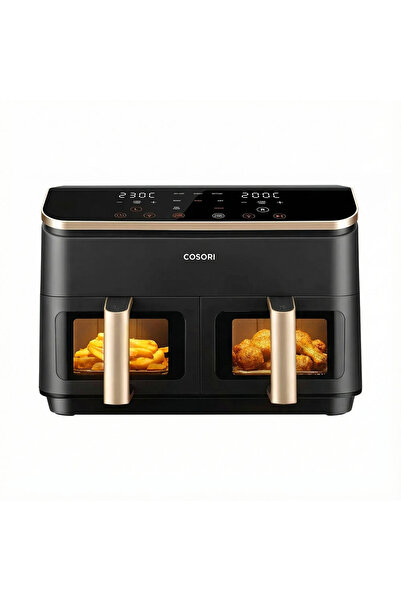 COSORI Φριτέζα Αέρος, 2 Θέσεις, 6-σε-1, Διπλή Ζώνη, XXL, 8.5 Λίτρα, Παράθυρο ...