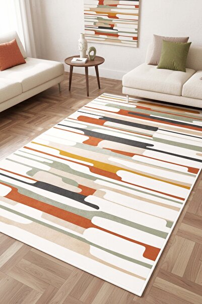 West Home lavabil talpă antialunecare rezistent la pete Digital covor pentru ...