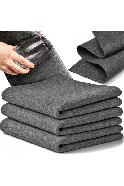 zola Set 3 lavete magice, 30 x 30 cm, 280 G, nylon si microfibra, reutilizabi...