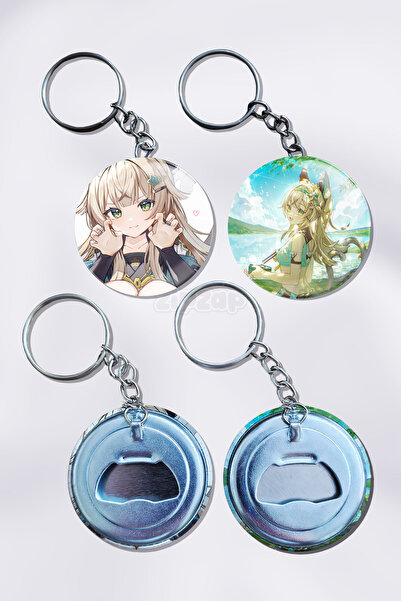 ZipZap Κιράρα Genshin Impact Διακοσμητικό Μπρελόκ για Τσάντα (2 ΤΕΜ)