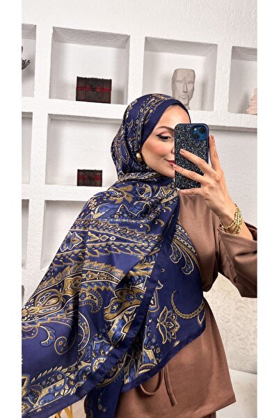 Oxygen Scarfs Pearl Night Pattern Cotton Silk Shawl-10004-