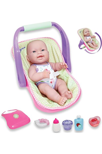 JC TOYS دمية ناعمة مع حقيبة حمل 14 بوصة 16132