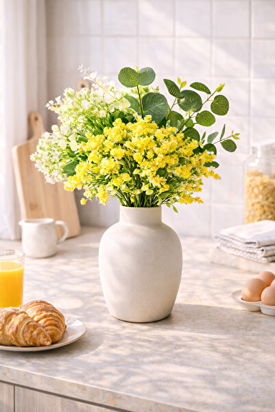 Mottogo Μπουκέτο τεχνητών λουλουδιών Διακοσμητικό στολίδι για τραπέζι σαλονιο...