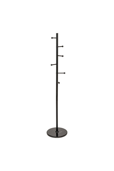 Five Simply Smart 6-Hook Coat Rack with Marble Base
