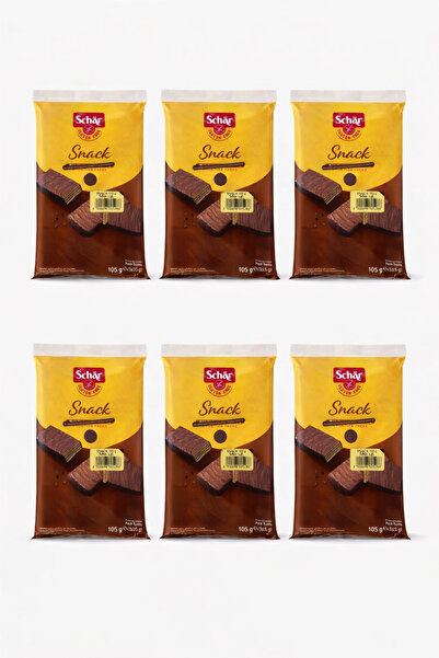Schar Snack Glutensiz Sütlü Çikolata Kaplı Fındıklı Gofret 3*35 GR * 6 LI