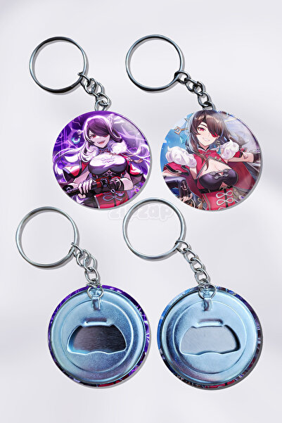 ZipZap Διακοσμητικό μπρελόκ τσάντας Beidou Genshin Impact (2 ΤΕΜ)