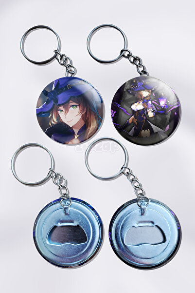 ZipZap Στολίδι Τσάντας Lisa Genshin Impact με Μπρελόκ (2 ΤΕΜ)