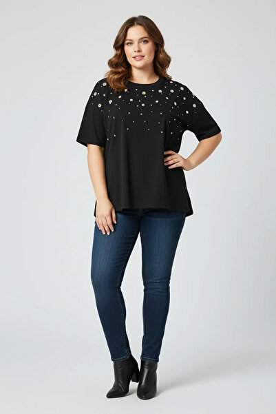 Shape Of You Μπλουζάκι με κοντό μανίκι και λεπτομέρεια στα μάτια