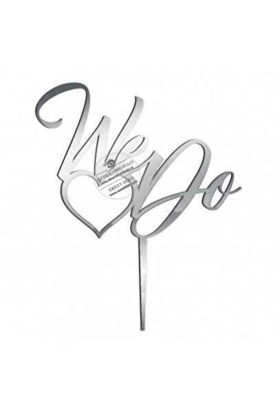 Decoratiuni Dulci Διακοσμητικό πλεξιγκλάς WE DO - Ασημί καθρέφτης