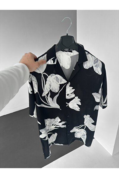 NO1 KONSEPT Πουκάμισο Efil Efil Alaçatı με σχέδιο λευκού κρίνου